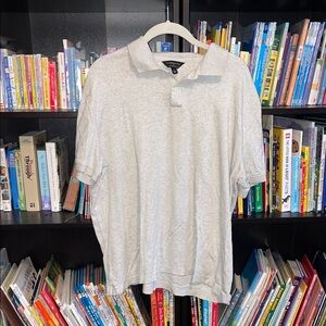 Banana Republic Light Gray Polo Shirt